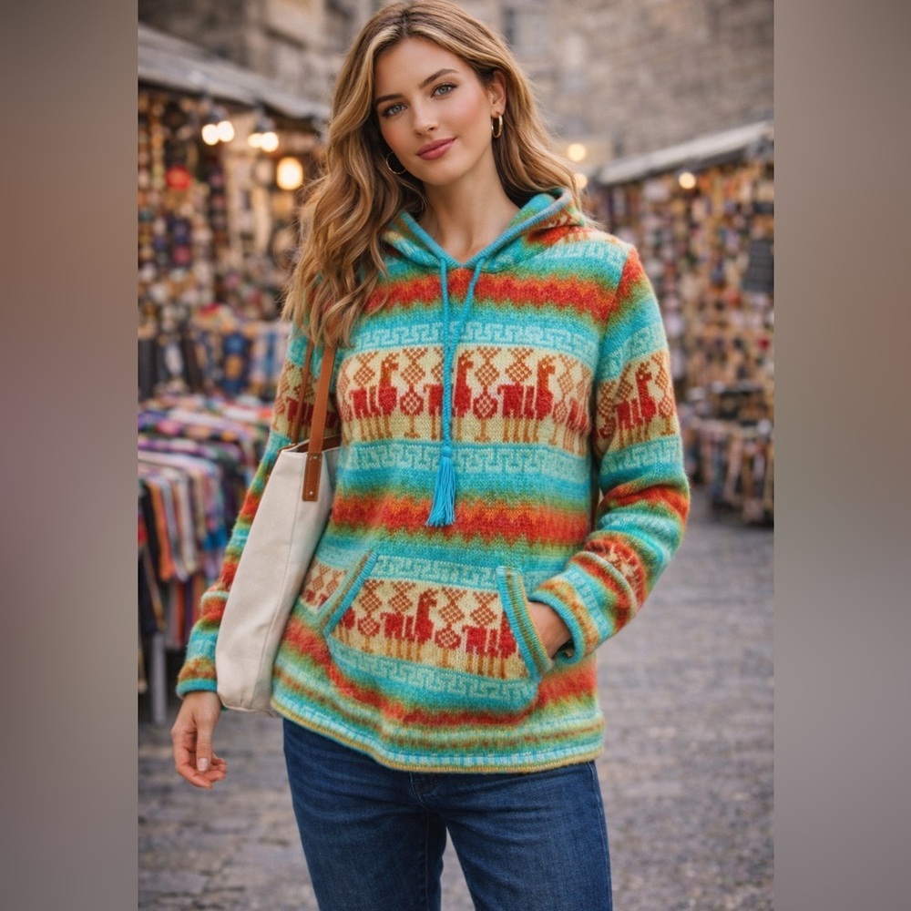 ARTE INKA-BERFASS Alpaca sweater SZ small